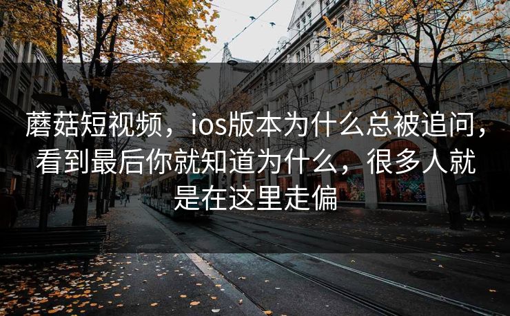 蘑菇短视频，ios版本为什么总被追问，看到最后你就知道为什么，很多人就是在这里走偏